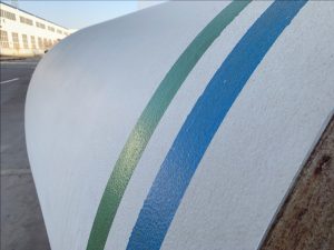 steel pipe bend with external coating